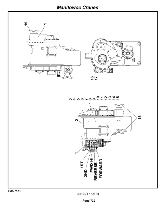 Grove RT9150E Crane Parts Manual 232732 2012 3 Grove RT9150E Crane Parts Manual 232732 2012-3