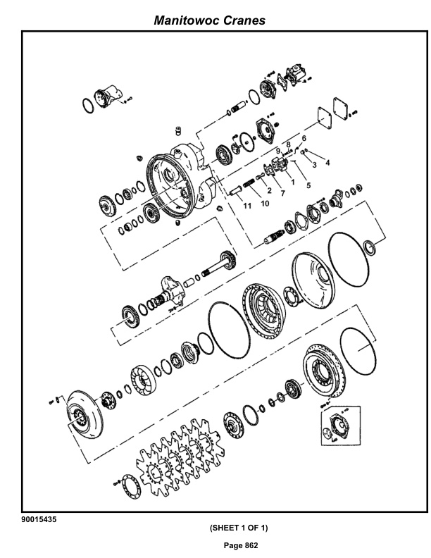 Grove RT9150E Crane Parts Manual 233867 2013 3 Grove RT9150E Crane Parts Manual 233867 2013-3