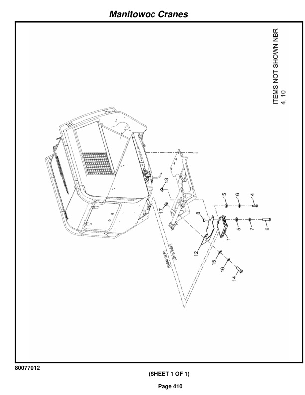 Grove RT9150E Crane Parts Manual 235833 2017-2