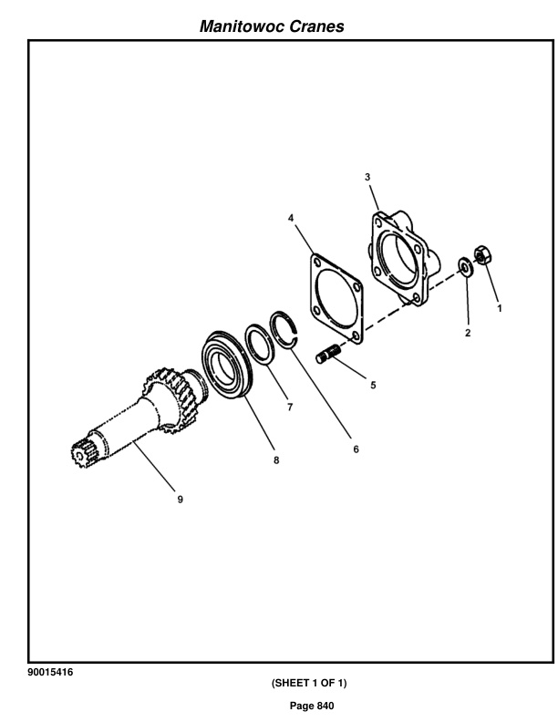 Grove RT9150E Crane Parts Manual 236028 2017 3 Grove RT9150E Crane Parts Manual 236028 2017-3