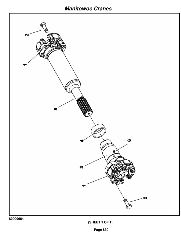 Grove RT9150E Crane Parts Manual 236209 2018 3 Grove RT9150E Crane Parts Manual 236209 2018-3