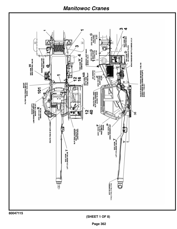 Grove RT9150E Crane Parts Manual 400033 2015 2 Grove RT9150E Crane Parts Manual 400033 2015-2