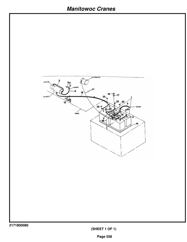 Grove RT980 Crane Parts Manual 67542 2018-3