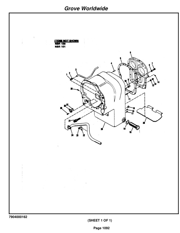 Grove RT990 Crane Parts Manual 74192 2003 3 Grove RT990 Crane Parts Manual 74192 2003-3