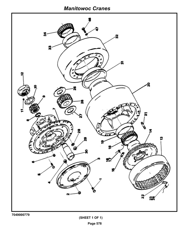 Grove RT990 Crane Parts Manual 75820 2020 3 Grove RT990 Crane Parts Manual 75820 2020-3