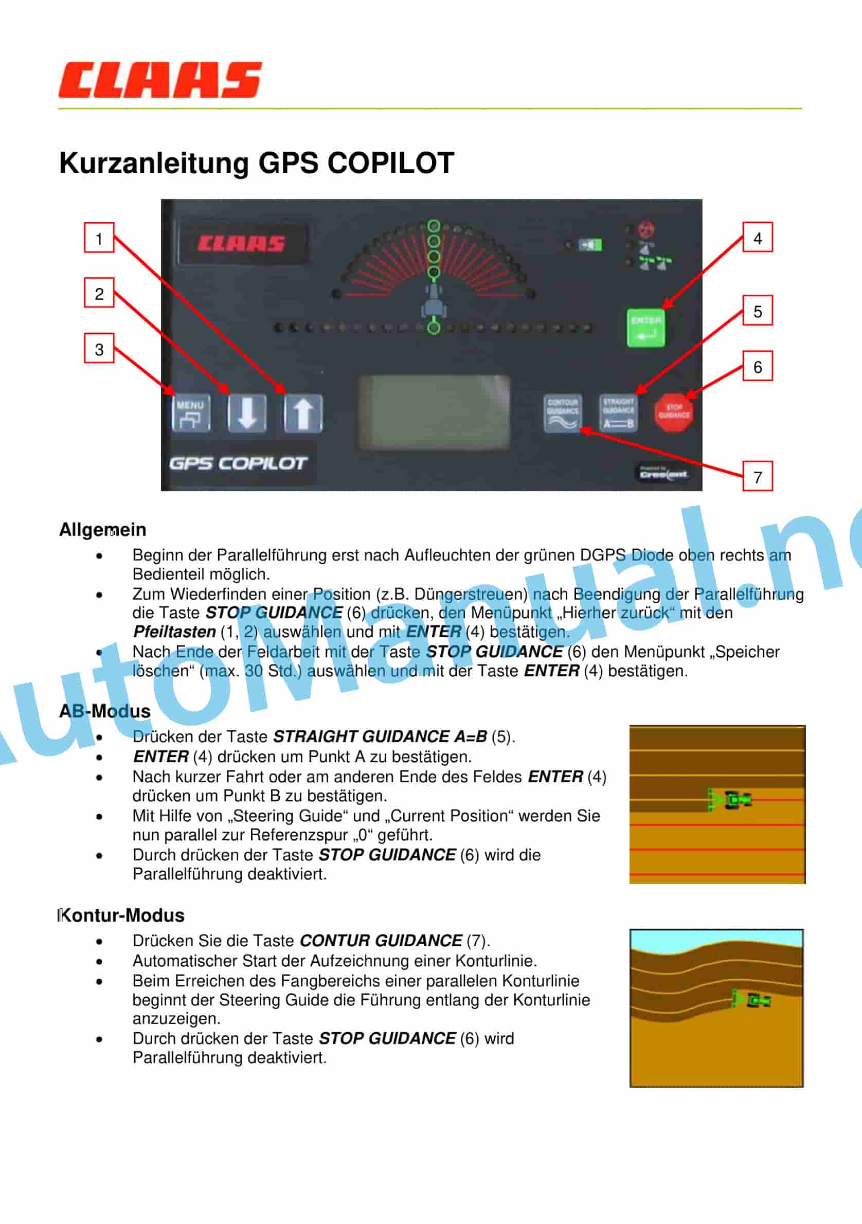 Claas GPS PILOT FLEX (B87) Digital solutions Operator Manual DE 4 Claas GPS PILOT FLEX (B87) Digital solutions Operator Manual DE - Image 4
