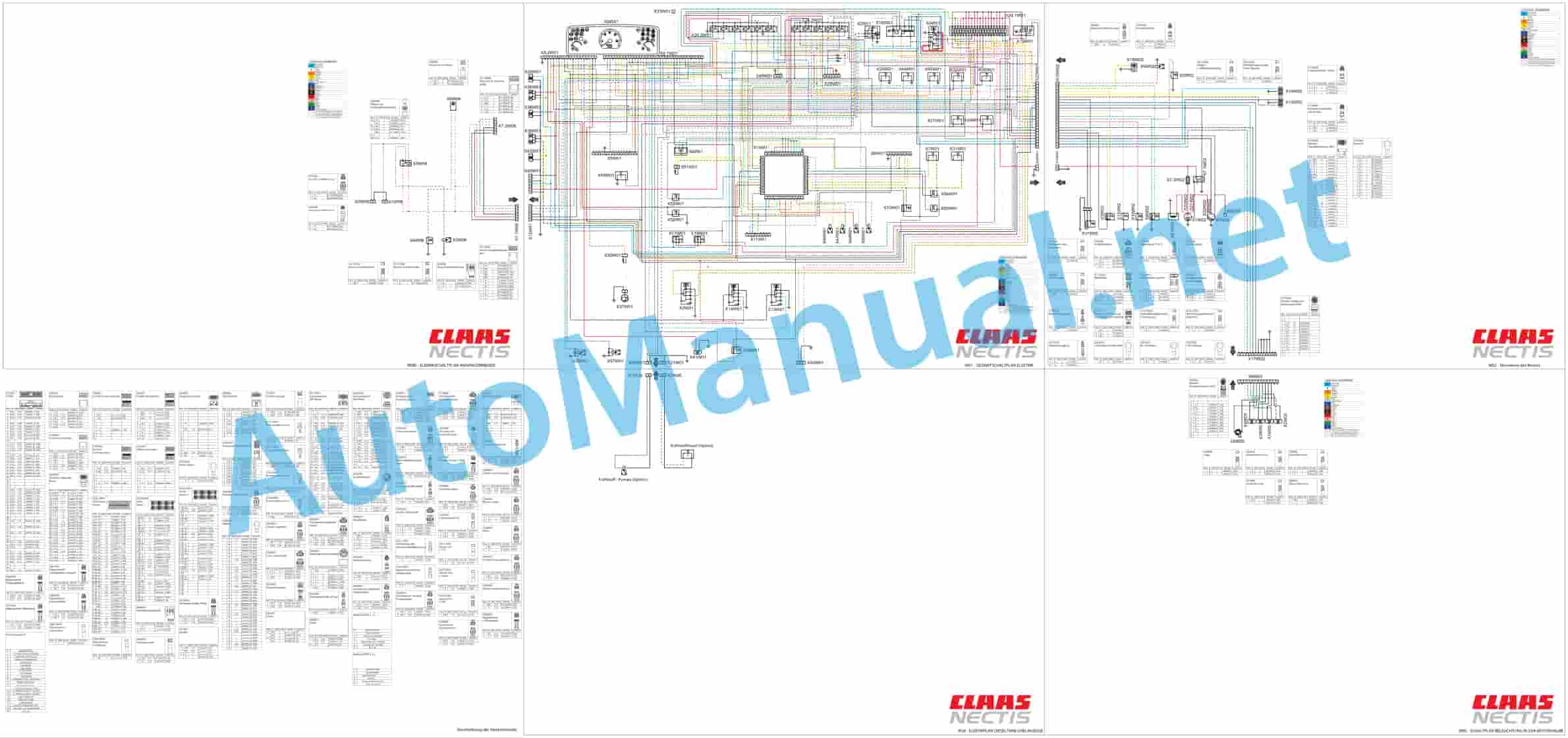 Claas NECTIS 267-227 F 2+4WD (A14) Tractor Repair Manual DE 1 Claas NECTIS 267-227 F 2+4WD (A14) Tractor Repair Manual DE