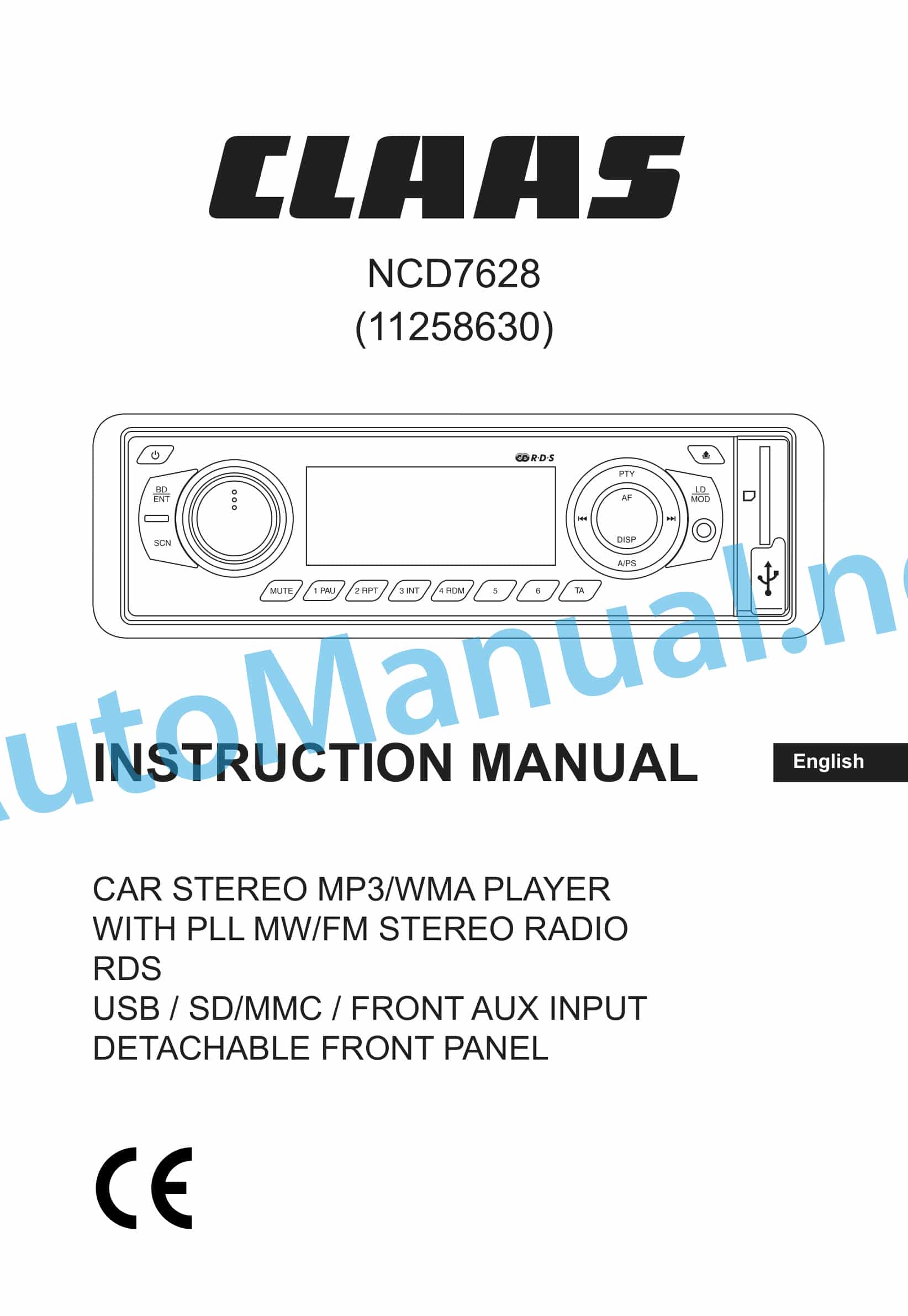 Claas Other Miscellaneous Operator Manual DE 15 Claas Other Miscellaneous Operator Manual DE - Image 15