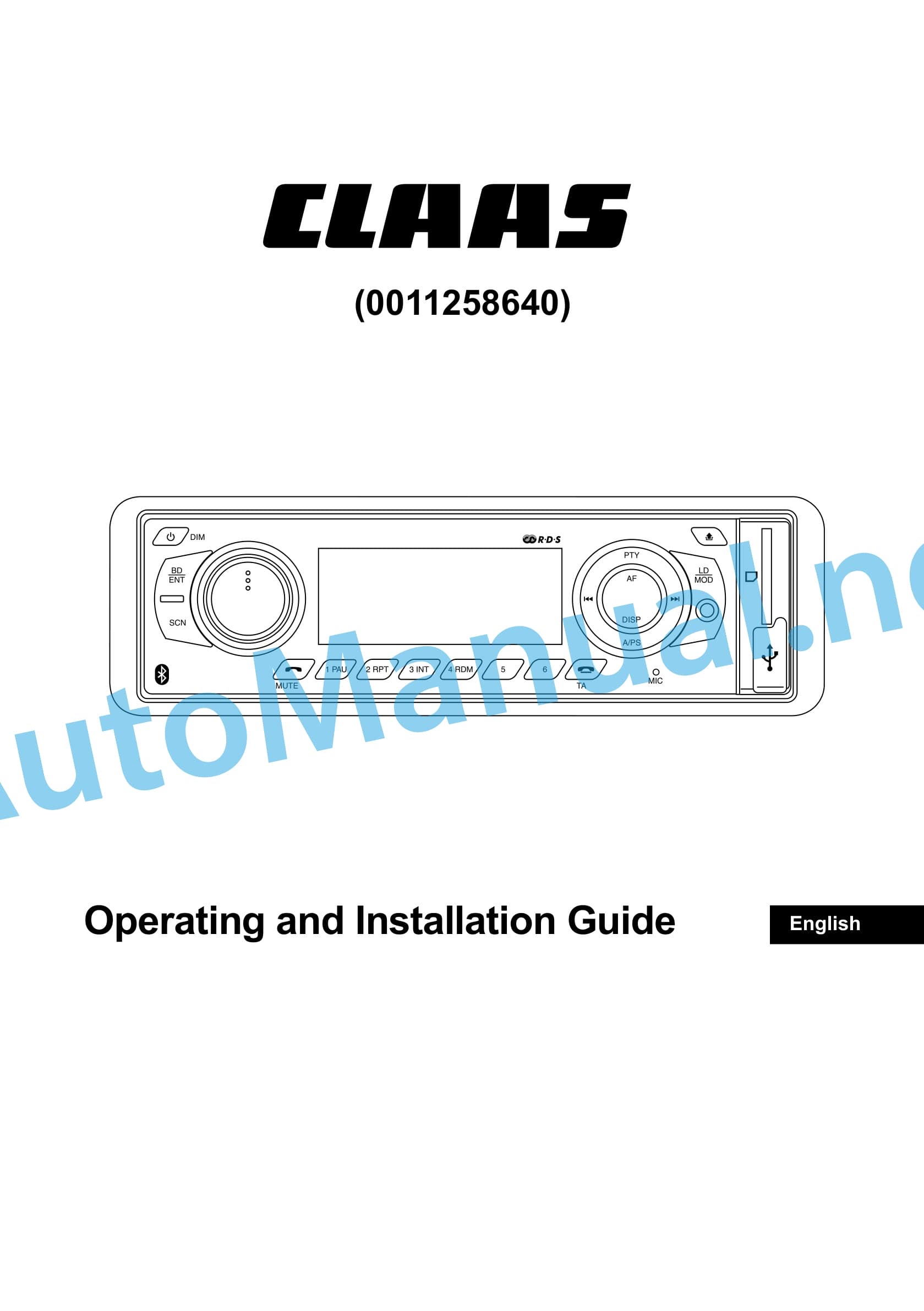 Claas Other Miscellaneous Operator Manual DE 16 Claas Other Miscellaneous Operator Manual DE - Image 16