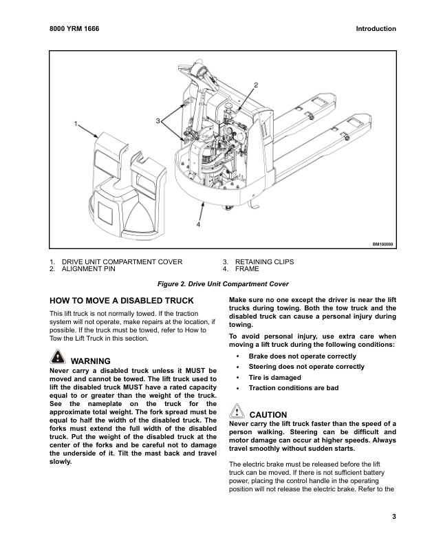 Yale A245 (MPB045VG) Forklift Service Manual 2 Yale A245 (MPB045VG) Forklift Service Manual - Image 2
