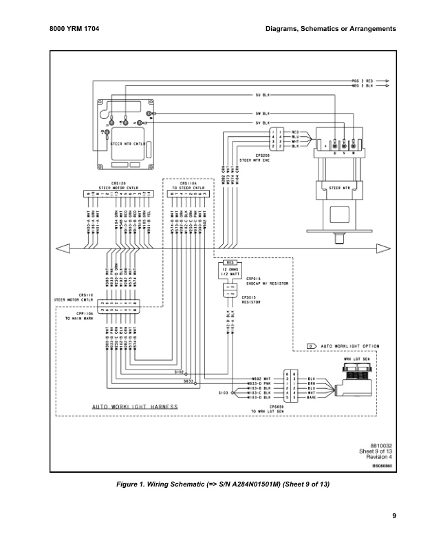 Alternative view of Yale A284 (MPR080VG, MPR100VG) Forklift Service Manual