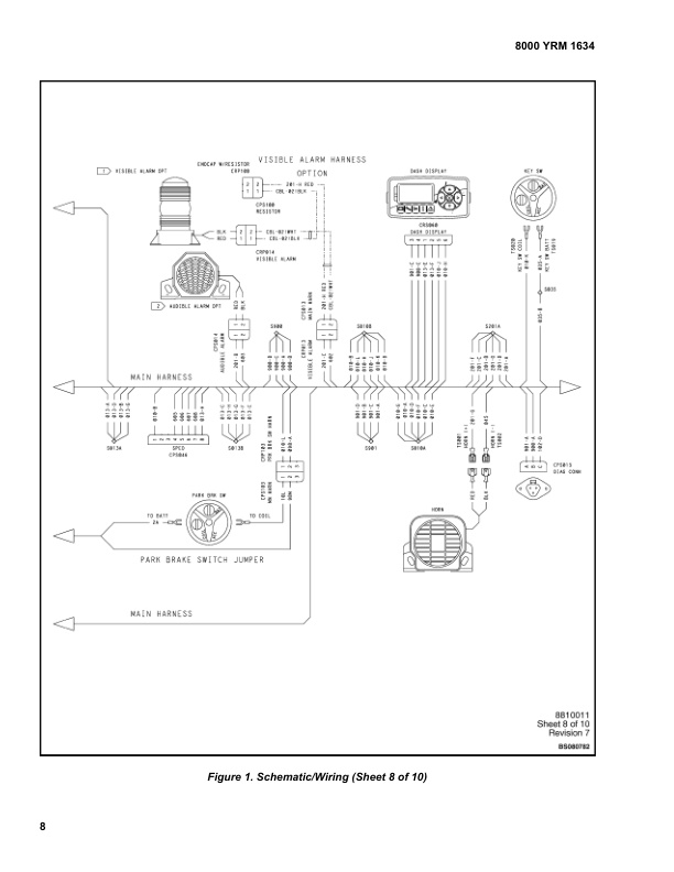 Alternative view of Yale A372 (MPC060VG, MPC080VG) Forklift Service Manual