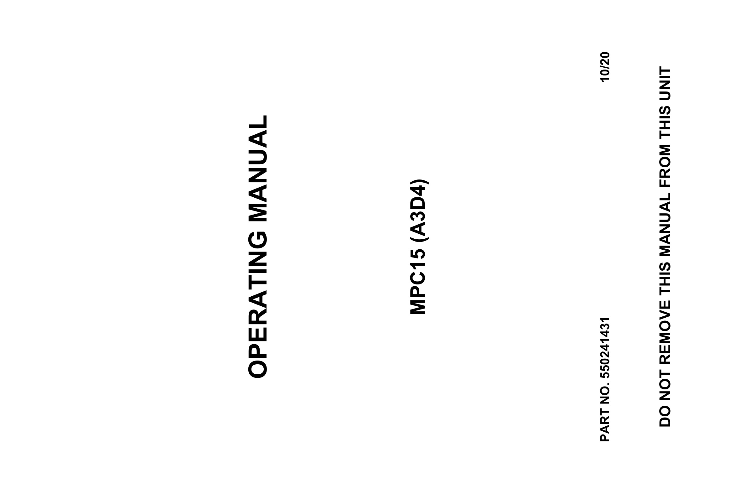 Yale A3D4 (MPC15 Europe) Forklift Service Manual
