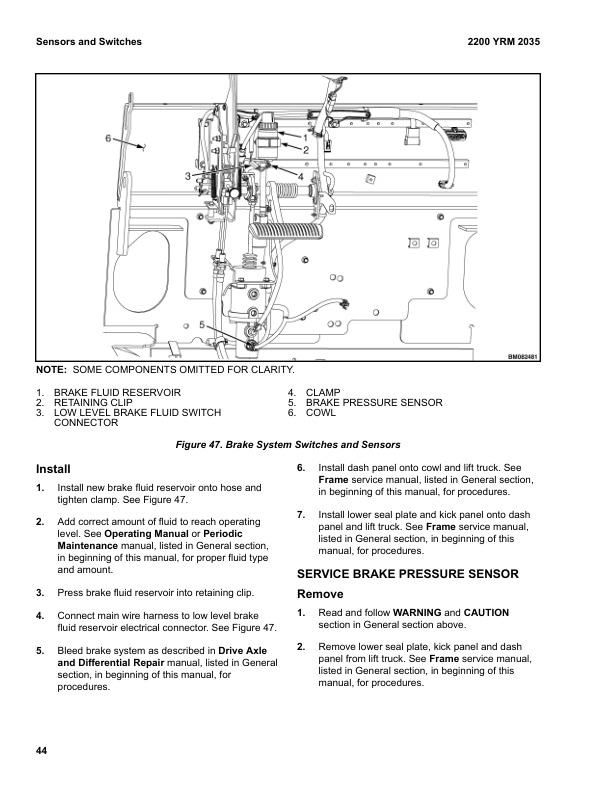 Yale A410 (ERP170-190VNL) Forklift Service Manual 3 Yale A410 (ERP170-190VNL) Forklift Service Manual - Image 3