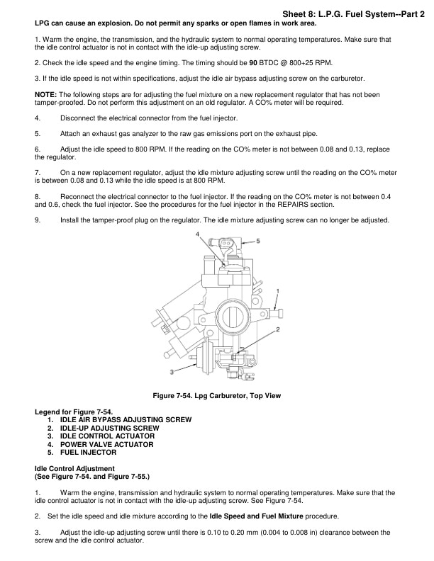 Alternative view of Yale A809 (GCGLC030-040AF) Forklift Service Manual