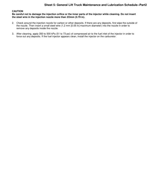 Yale A809 (GCGLC030-040AF) Forklift Service Manual 3 Yale A809 (GCGLC030-040AF) Forklift Service Manual - Image 3