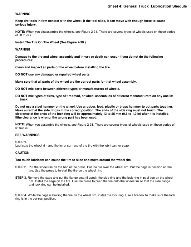 Alternative view of Yale A810 (GDP030-040AF) Forklift Service Manual