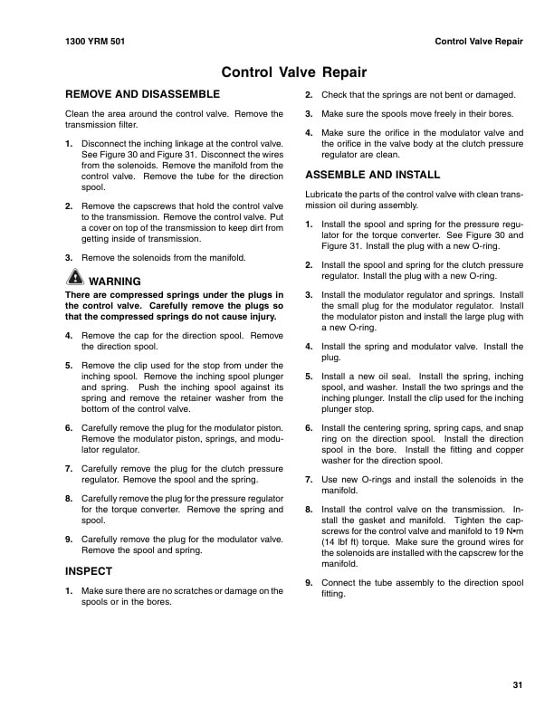 Alternative view of Yale A875 (GDPGLP20-30RFTF Europe) 02.2023 Forklift Service Manual