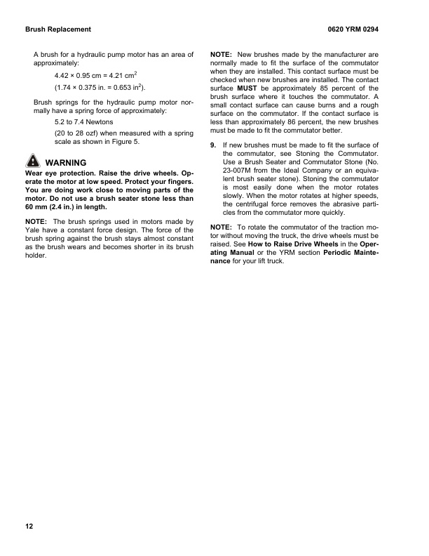 Alternative view of Yale A895 (MSW020025E) Forklift Service Manual