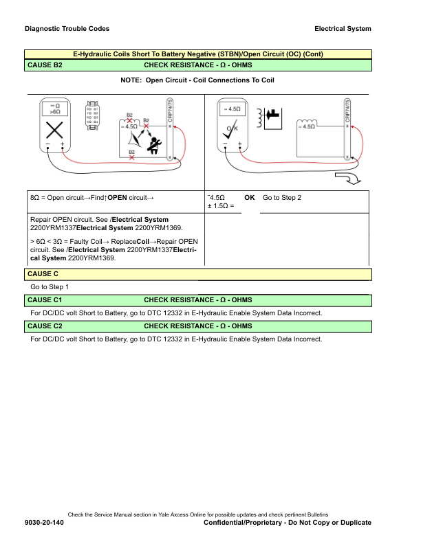 Yale A938 (ERC80VH, ERC100VH, ERC100VHS, ERC120VH) Forklift Service Manual 3 Yale A938 (ERC80VH, ERC100VH, ERC100VHS, ERC120VH) Forklift Service Manual - Image 3