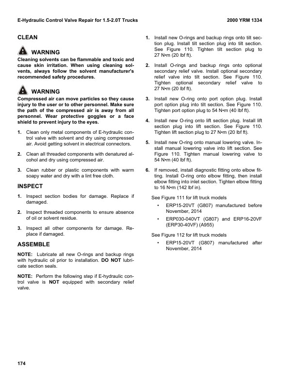 Alternative view of Yale A968 (ERC045VG-070VG) Forklift Service Manual