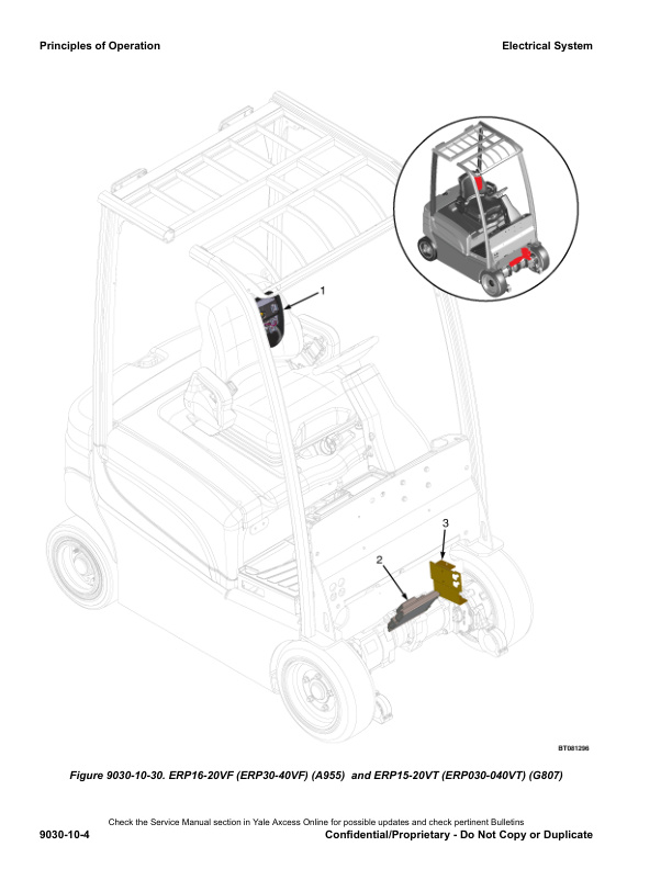 Yale A968 (ERC045VG-070VG) Forklift Service Manual 3 Yale A968 (ERC045VG-070VG) Forklift Service Manual - Image 3