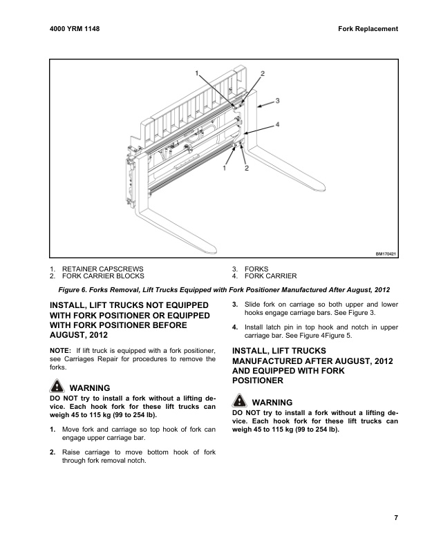 Yale B875 (GLP20-35VX, GDP20-35VX Europe) Forklift Service Manual 3 Yale B875 (GLP20-35VX, GDP20-35VX Europe) Forklift Service Manual - Image 3