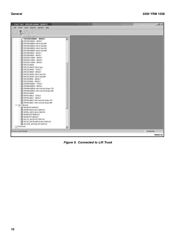 Alternative view of Yale B896 (MPE060-F) Forklift Service Manual