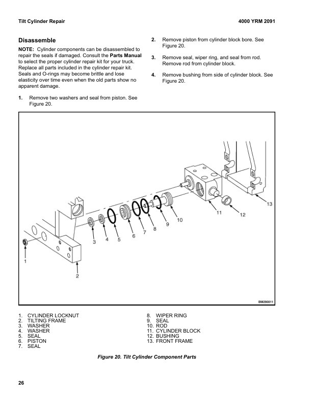 Yale C295 (NDR030DC, NR035DC, NR040DC) Forklift Service Manual 3 Yale C295 (NDR030DC, NR035DC, NR040DC) Forklift Service Manual - Image 3