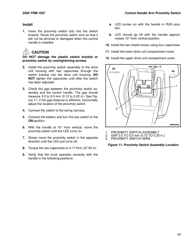 Alternative view of Yale C802 (MPW050Ef) Forklift Service Manual