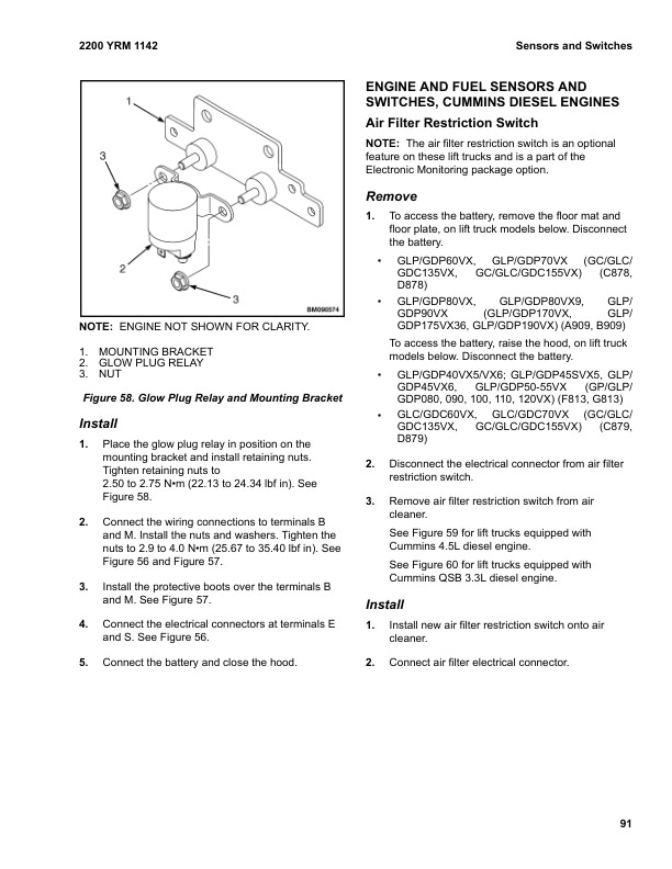 Yale C810 (GPGDPGLP030-040VXSVX) 01.2023 Forklift Service Manual 3 Yale C810 (GPGDPGLP030-040VXSVX) 01.2023 Forklift Service Manual - Image 3