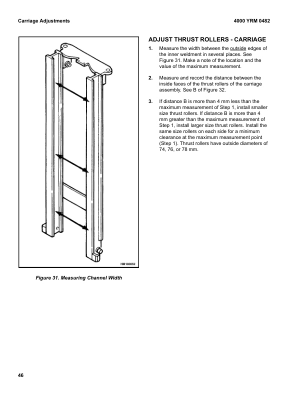 Alternative view of Yale C820 (MSW030-040E) Forklift Service Manual
