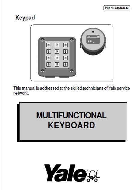 Yale C843 (MP20X) Forklift Service Manual