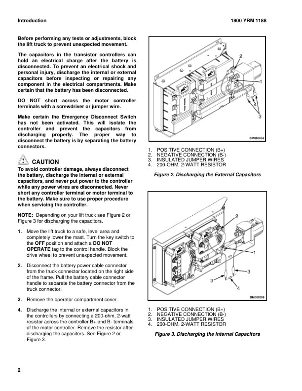 Alternative view of Yale C861 (NR045EA, NDR035EA) Forklift Service Manual