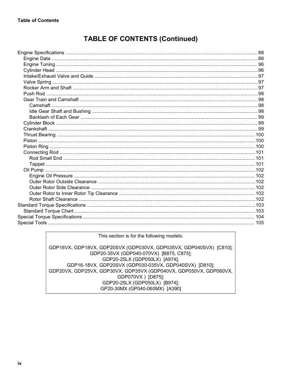 Yale D810 (GDPGLP030VX, GDPGLP035VX, GDPGLPS040VX) 02.2023 Forklift Service Manual 3 Yale D810 (GDPGLP030VX, GDPGLP035VX, GDPGLPS040VX) 02.2023 Forklift Service Manual - Image 3