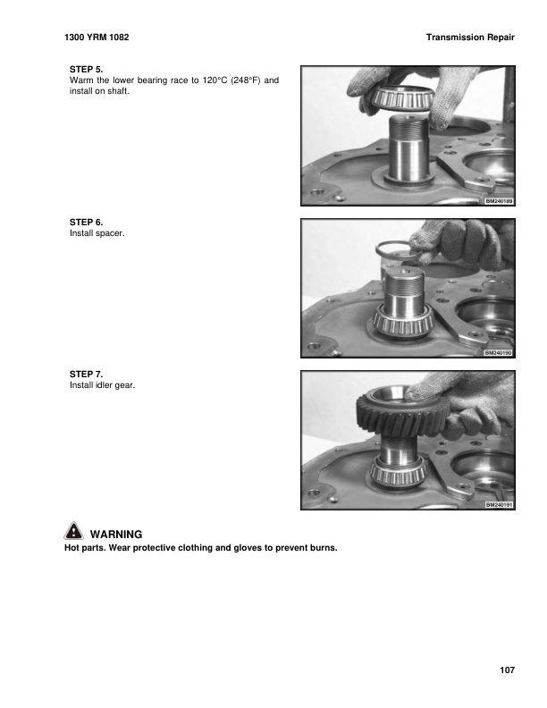 Alternative view of Yale D876 (GDP170-280DB, GLP170-280DB) Forklift Service Manual