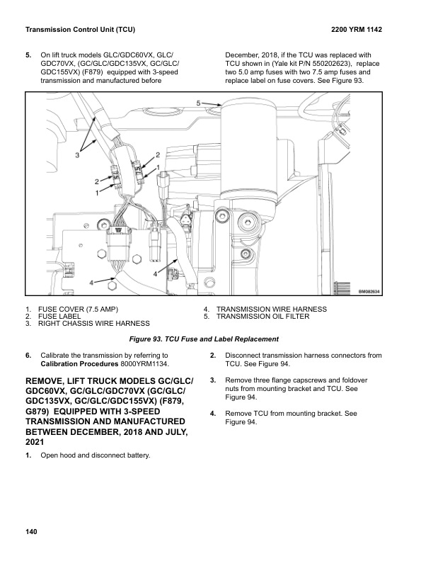 Yale D879 (GLC GDC60VX, GLC GDC70VX) Forklift Service Manual 3 Yale D879 (GLC GDC60VX, GLC GDC70VX) Forklift Service Manual - Image 3