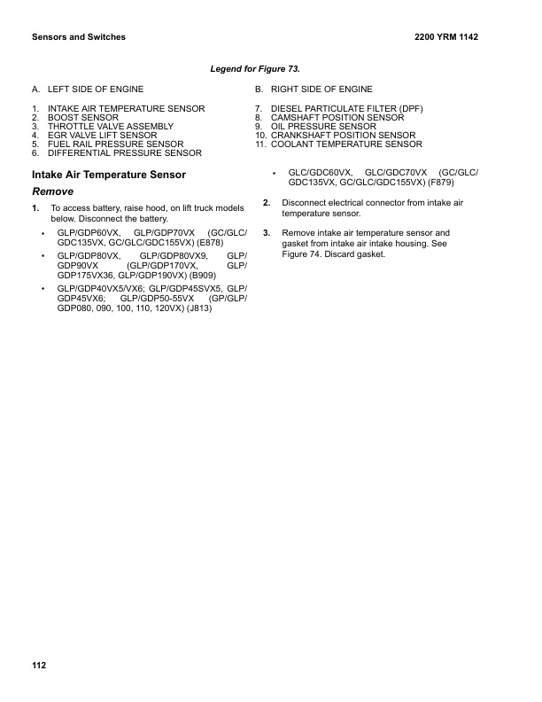 Yale F818 (GCGLC080-120 VX, GCGLC080 Service Manual 3 Yale F818 (GCGLC080-120 VX, GCGLC080 Service Manual - Image 3