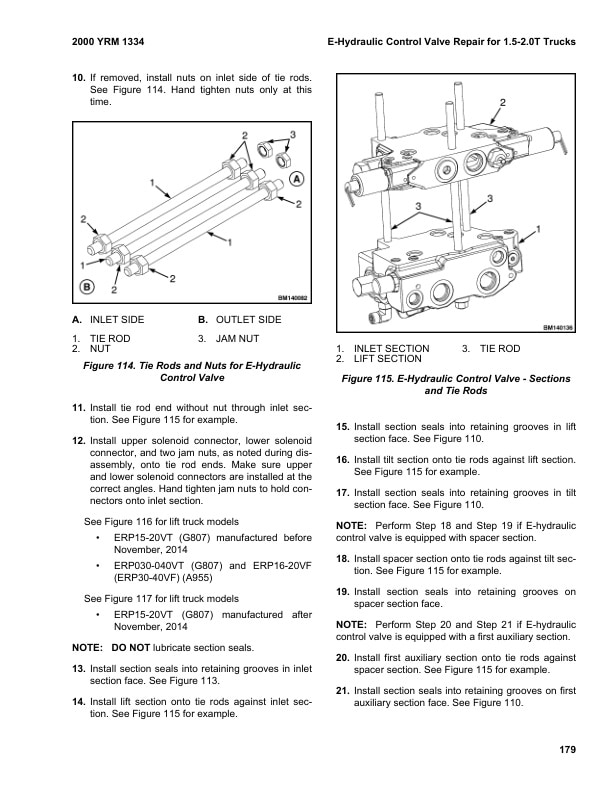 Alternative view of Yale G807 (ERP030VT, ERP035VT, ERP040VT) Forklift Service Manual