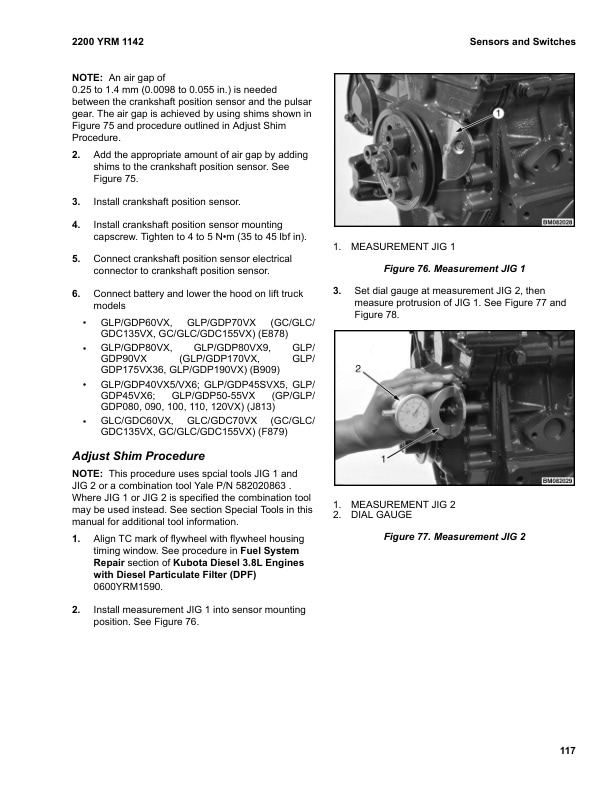 Yale G813 (GP080-120VX, GLP080-120VX, GDP080 Service Manual 3 Yale G813 (GP080-120VX, GLP080-120VX, GDP080 Service Manual - Image 3