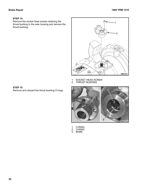 Alternative view of Yale G879 (GC135VX, GC155VX) Forklift Service Manual