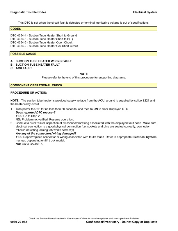 Alternative view of Yale H813 (GPGLPGDP080, 090, 100, 110, 120VX) Forklift Service Manual