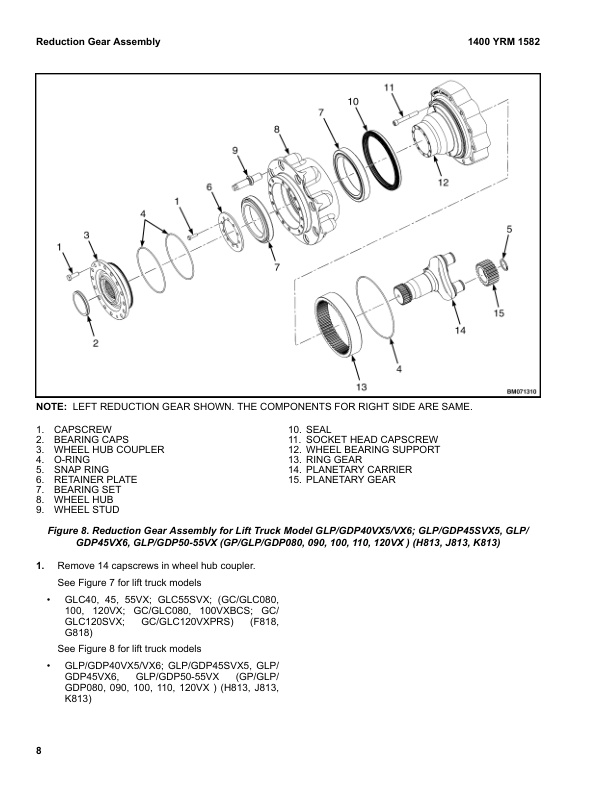 Yale K813 (GLPGDP40VX, GLPGDP45VX, GLPGDP50VX, GLPGDP55VX Europe) Forklift Service Manual 3 Yale K813 (GLPGDP40VX, GLPGDP45VX, GLPGDP50VX, GLPGDP55VX Europe) Forklift Service Manual - Image 3
