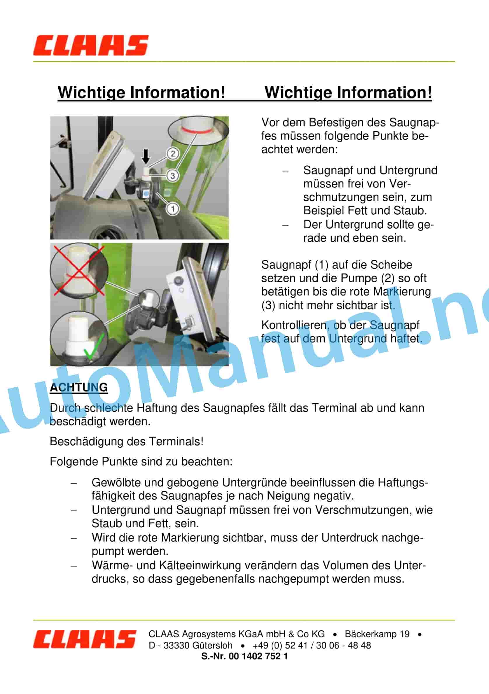 Claas GPS PILOT - Steer ready (B86) Digital solutions Operator Manual DE 11 Claas GPS PILOT - Steer ready (B86) Digital solutions Operator Manual DE - Image 11