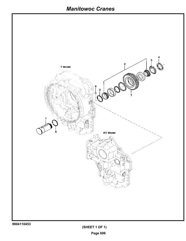 Grove GRT655 - 55US T Crane Parts Manual 236443 2019-3