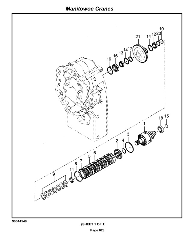 Grove GRT655 - 55US T Crane Parts Manual 236537 2019-3