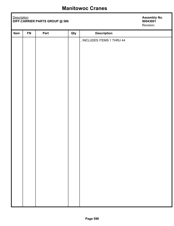 Grove GRT655L - 55US Crane Parts Manual 236145 2018 3 Grove GRT655L - 55US Crane Parts Manual 236145 2018-3