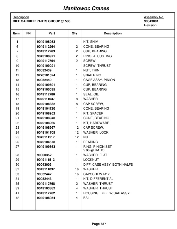 Grove GRT655L - 55US Crane Parts Manual 236168 2018 3 Grove GRT655L - 55US Crane Parts Manual 236168 2018-3