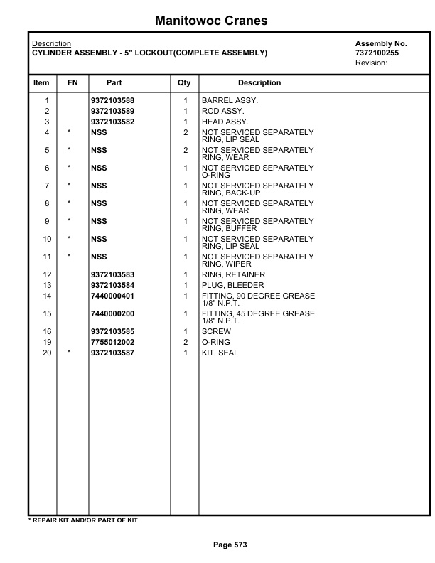 Grove GRT655L - 55US Crane Parts Manual 236269 2018 3 Grove GRT655L - 55US Crane Parts Manual 236269 2018-3