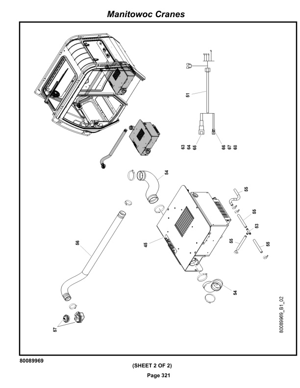 Grove GRT655L - 55US Crane Parts Manual 236554 2019-2